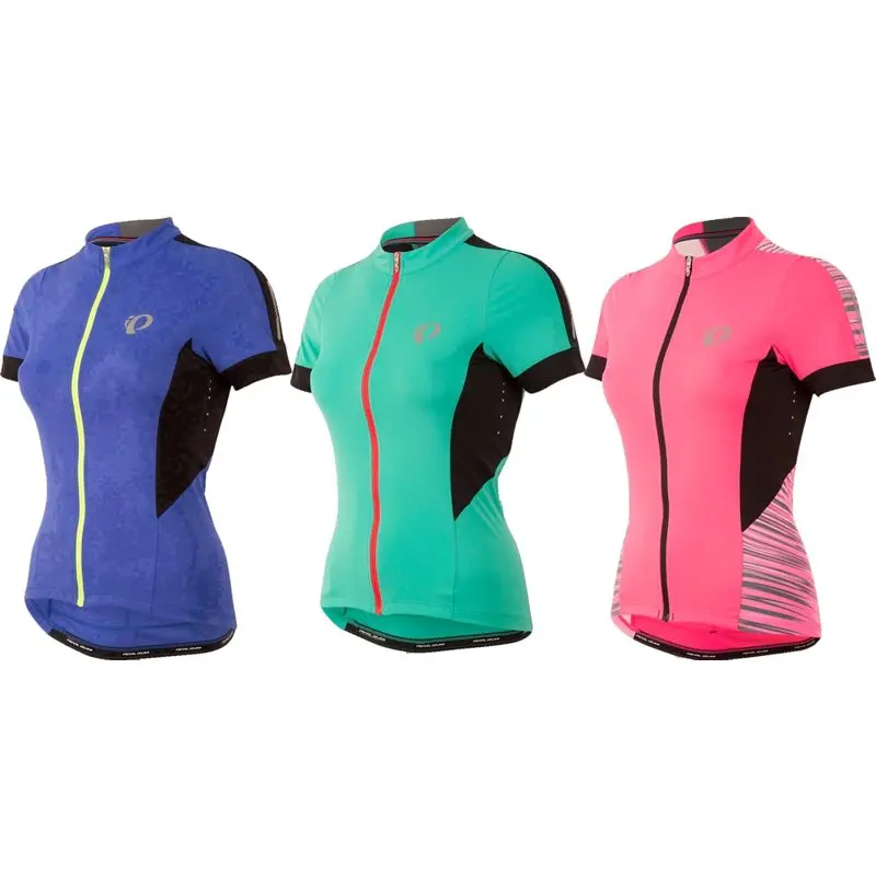 Maillot Cyclisme Femme Pearl Izumi – Taille XL, Bleu, Léger, Manches Courtes
